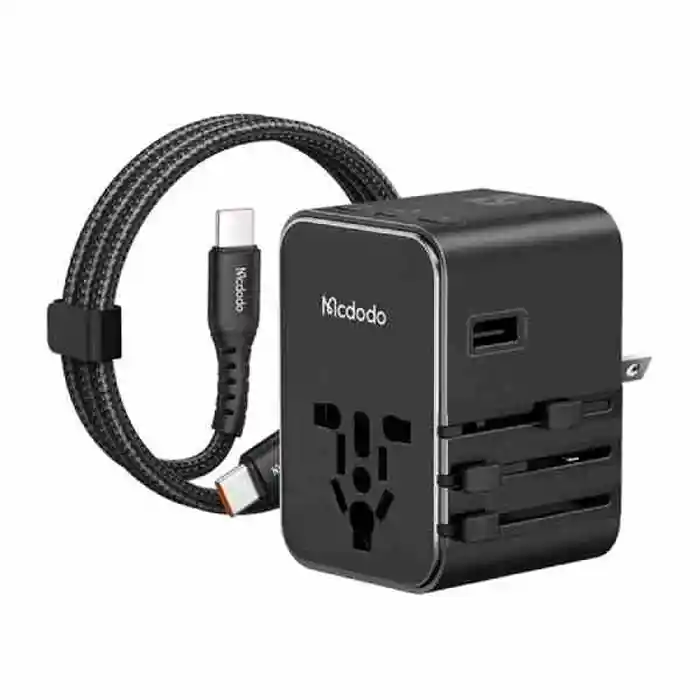 Mcdodo CP-3270 45W Universal Travel Adapter Kit with 3 USB-C & 2 USB-A Ports + USB-C to USB-C Cable